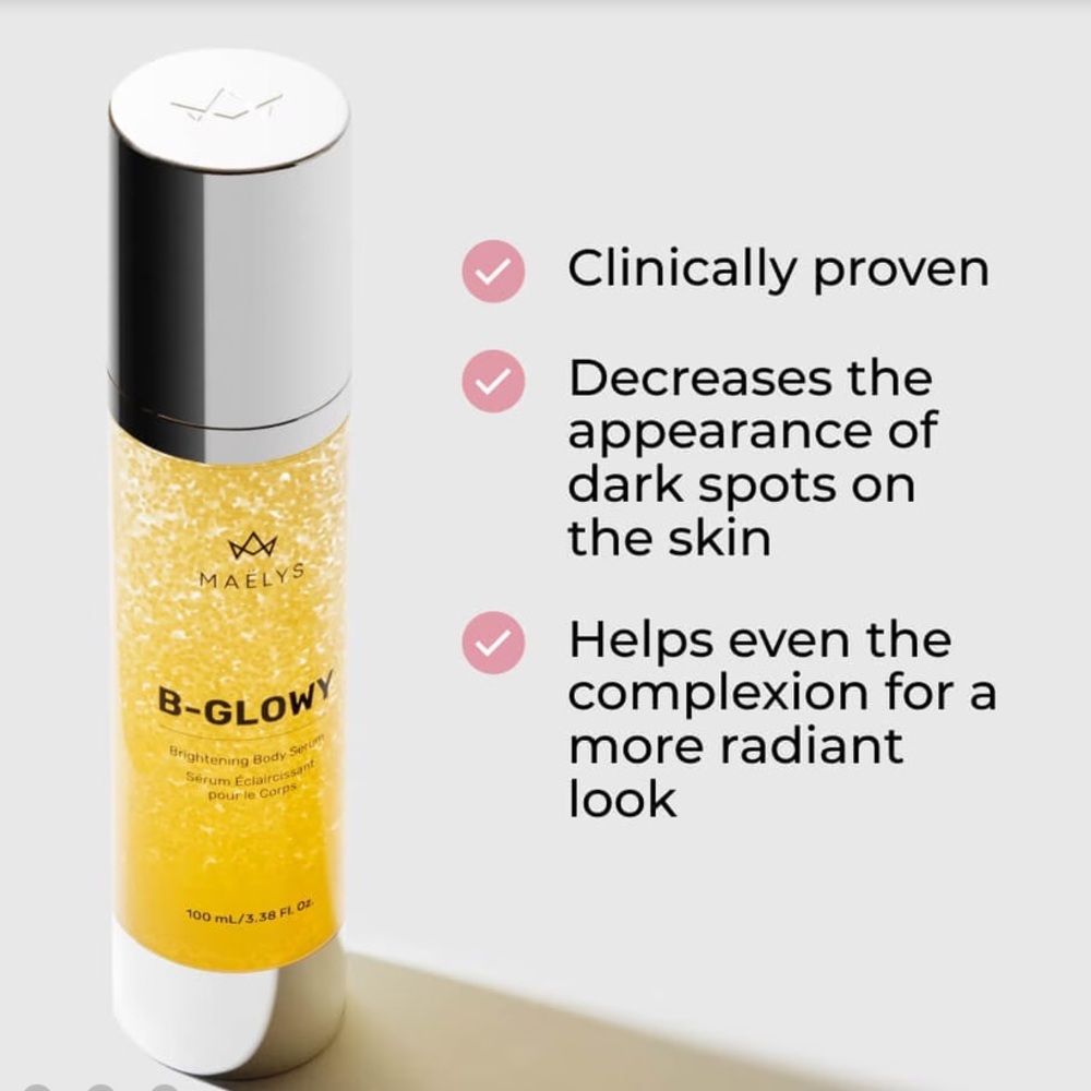 MAELYS B-Glowy Brightening Body Serum 338oz $59 NIB Sealed New Sealed